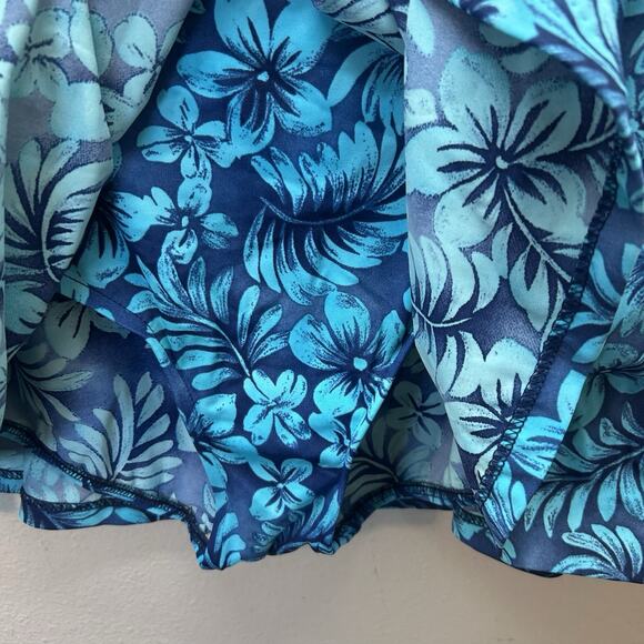 Maxine of Hollywood Floral Swim Dress One Piece Swimsuit Size 26W Vintage - Picture 2 of 8